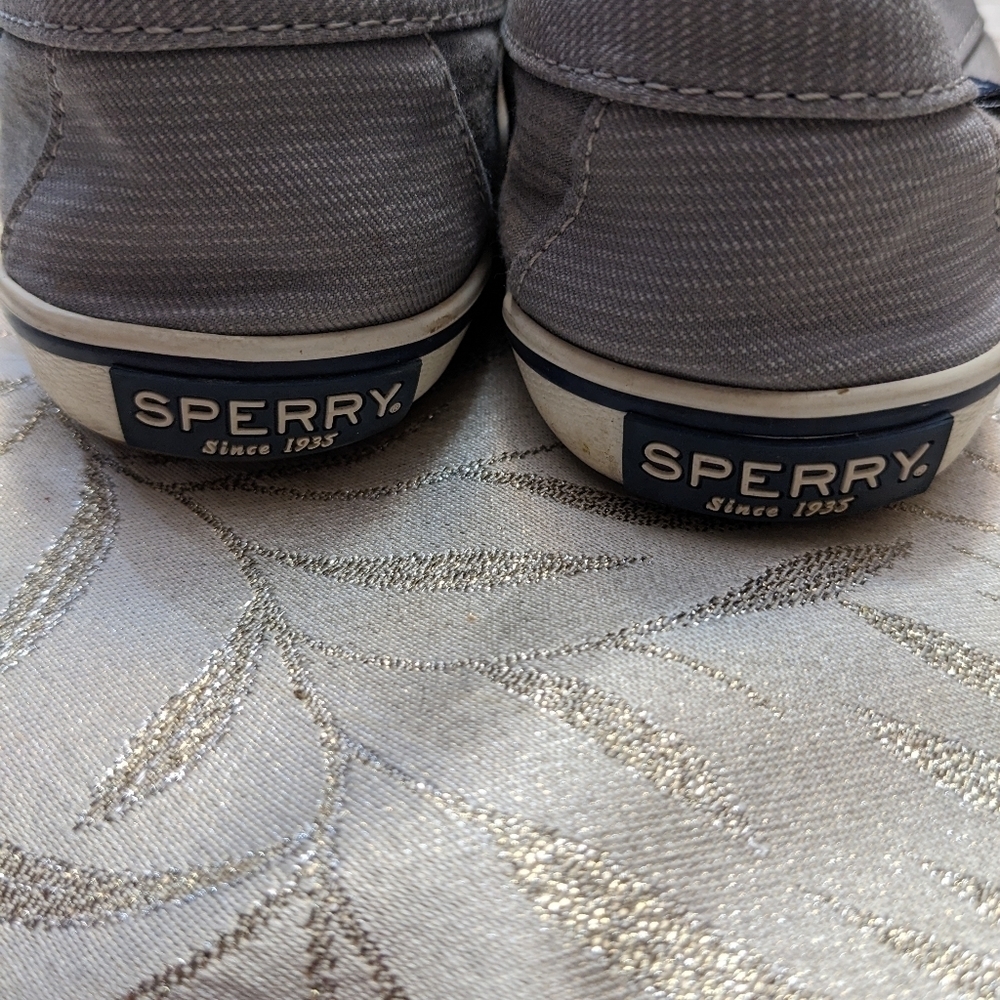 Sperry Lounge Away Top Sider Sneakers Gray Wm Size 5 / Kids Size 3.5 - Picture 8 of 12